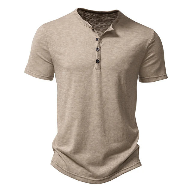 T-Shirt Henley Homme