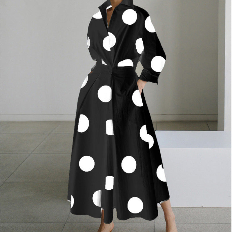 Robe Chemise Ceinturée Femme