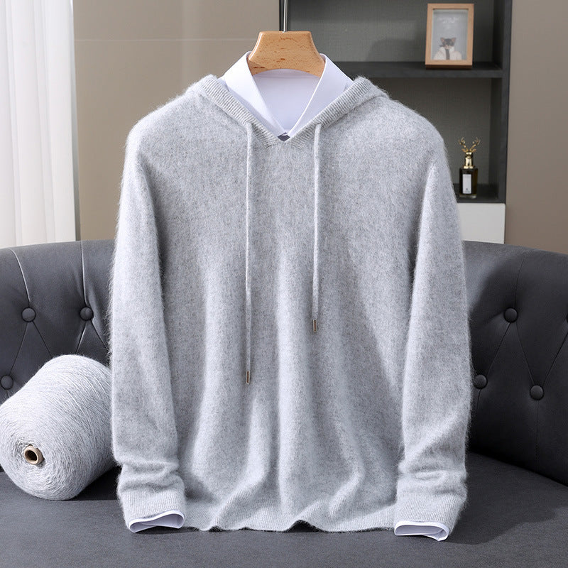 Pull en Maille à Capuche Homme