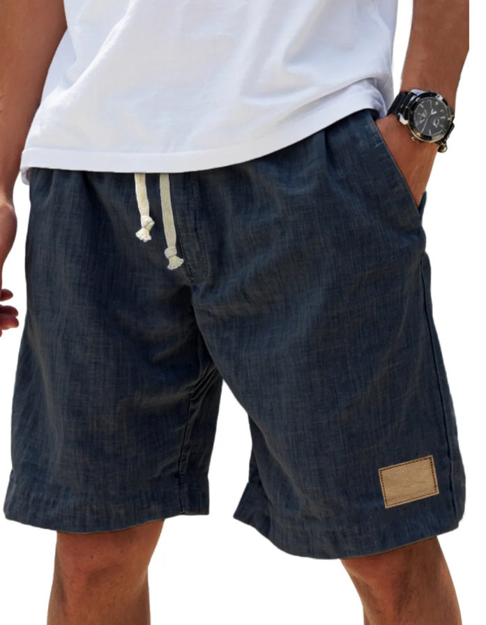 Short En Lin Décontracté Homme