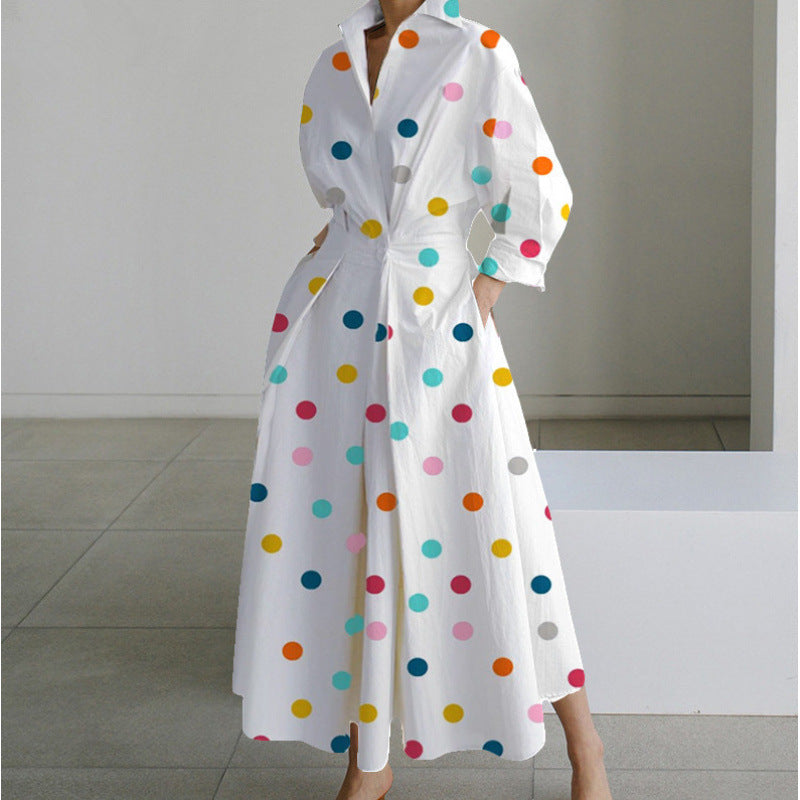 Robe Chemise Ceinturée Femme