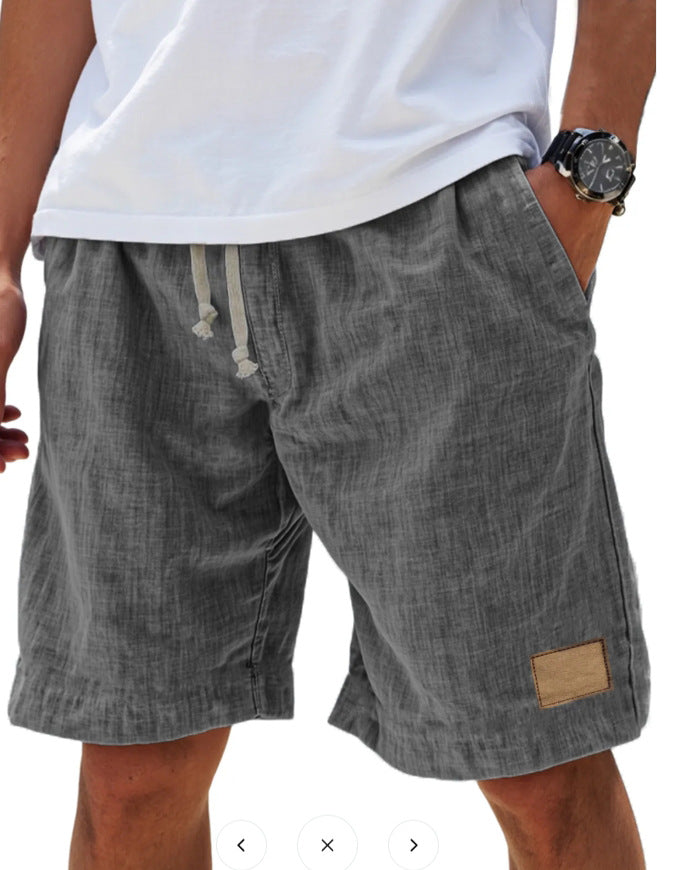 Short En Lin Décontracté Homme