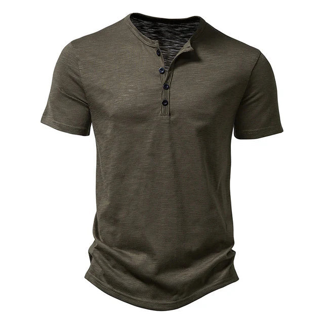 T-Shirt Henley Homme