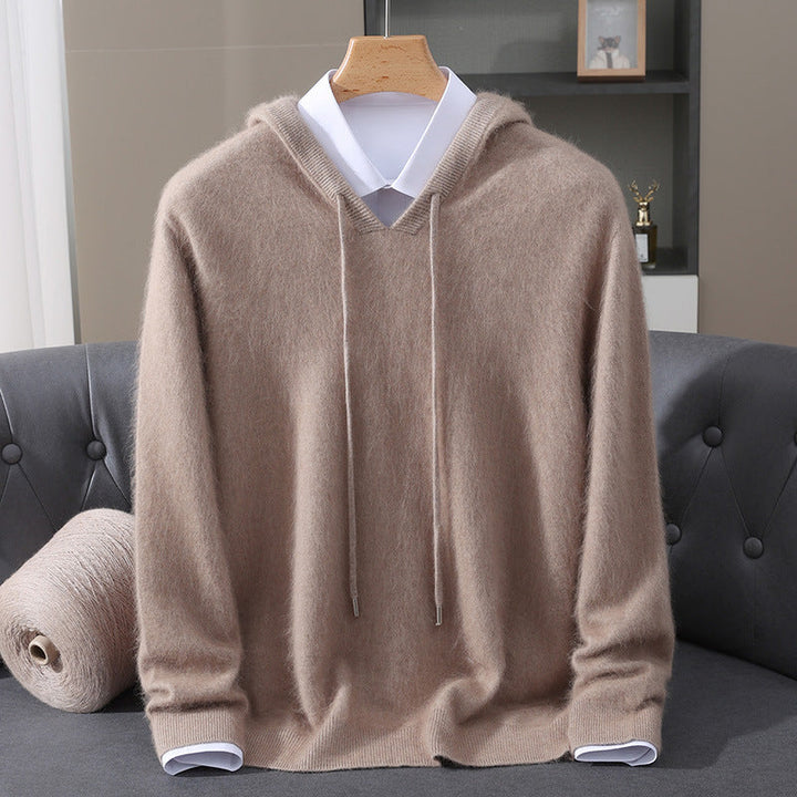 Pull en Maille à Capuche Homme