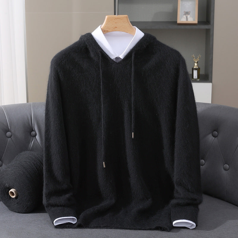 Pull en Maille à Capuche Homme