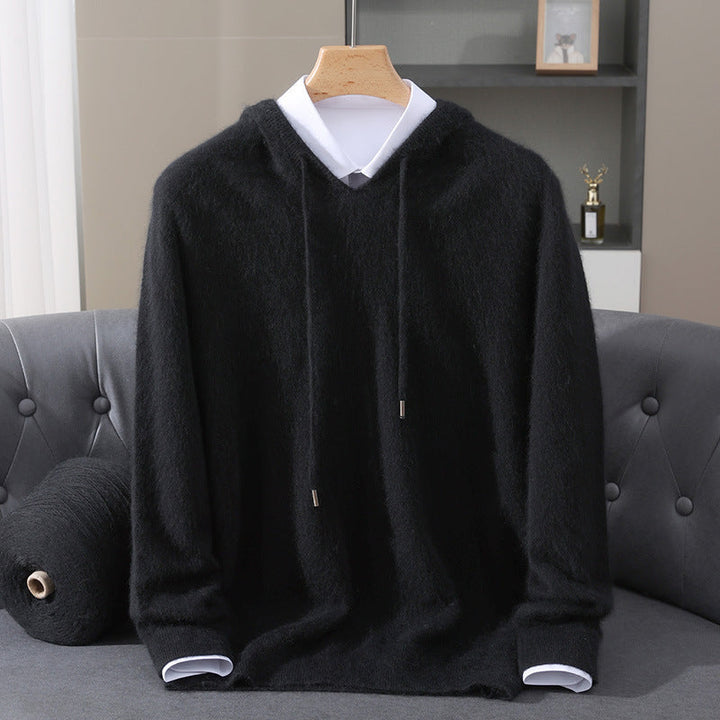 Pull en Maille à Capuche Homme