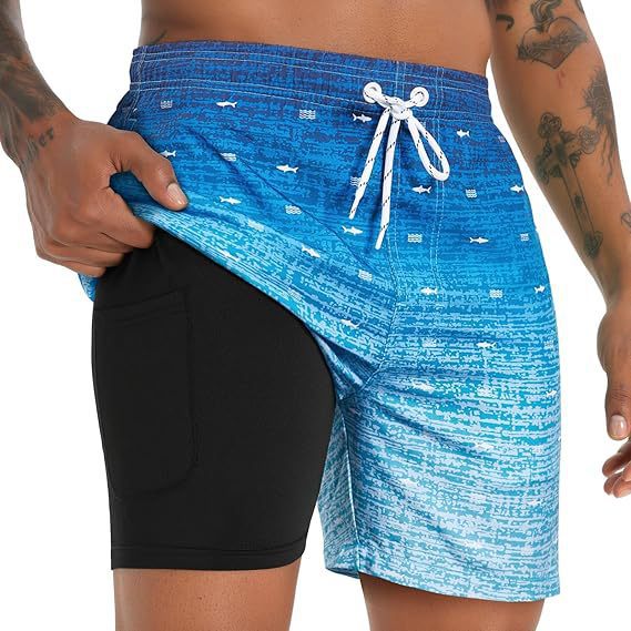 Short De Bain Imprimé Homme
