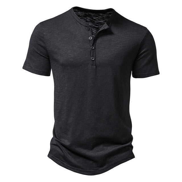 T-Shirt Henley Homme
