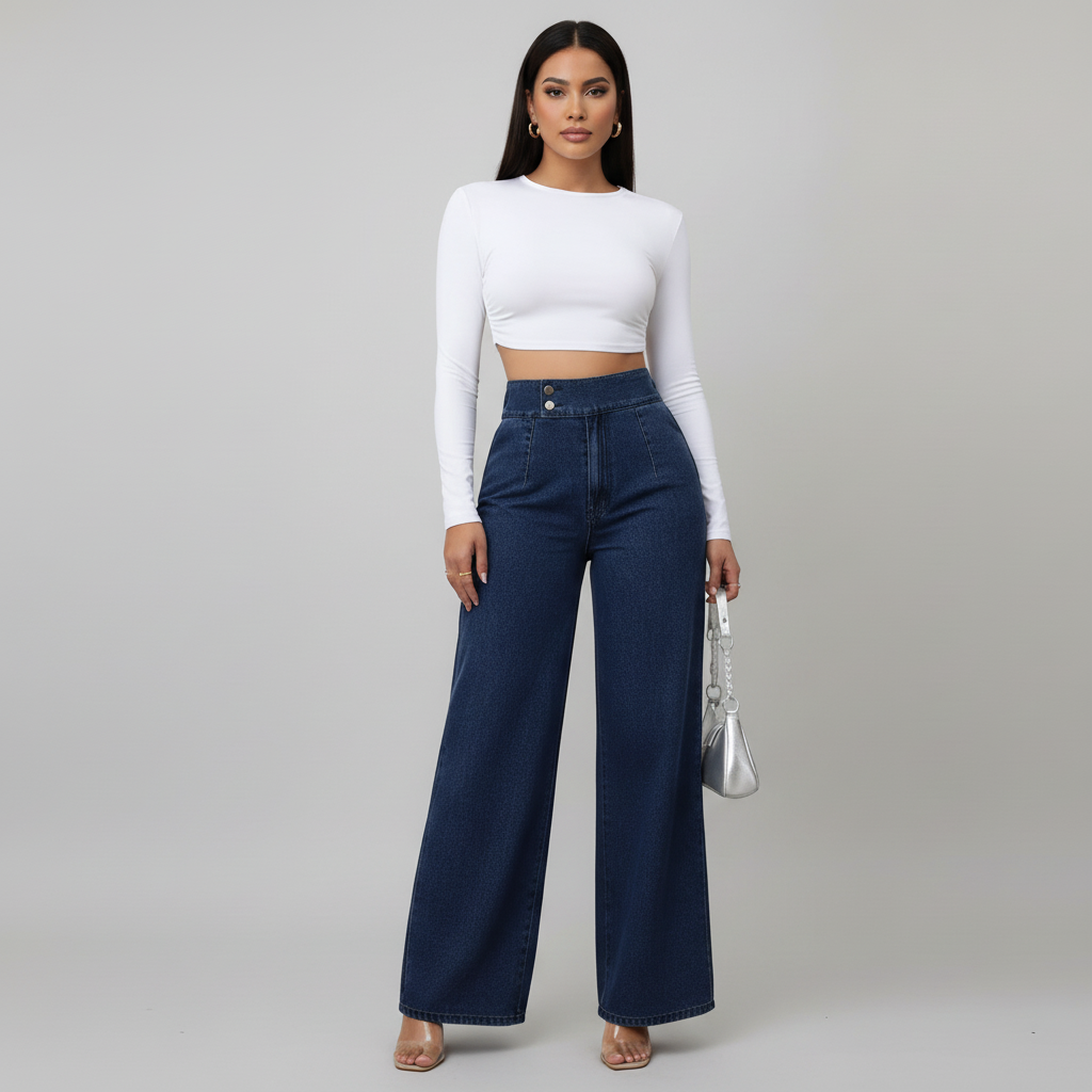 Jean Large Femme