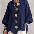 Cardigan Oversize à Gros Boutons Femme