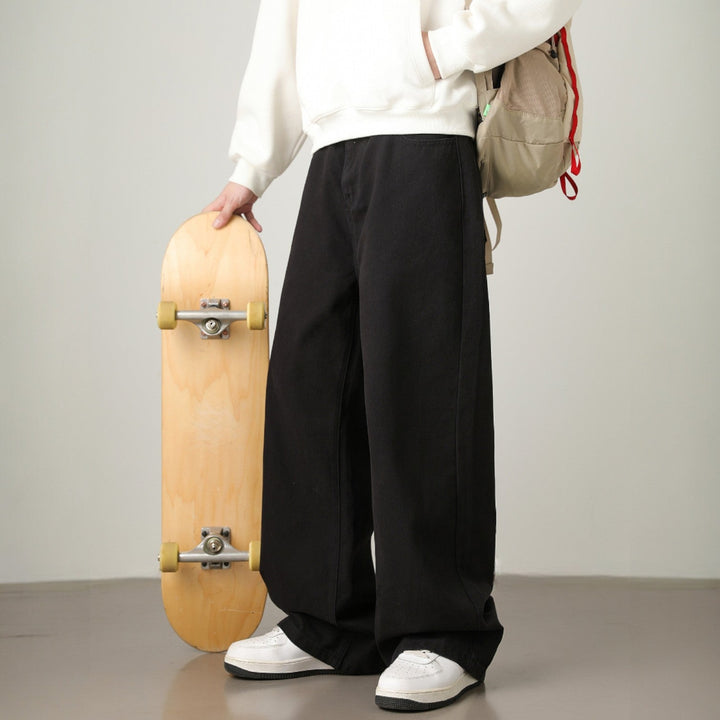 Pantalon Large Décontracté Homme