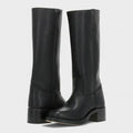 Bottes Hautes À Talon Carré Femme