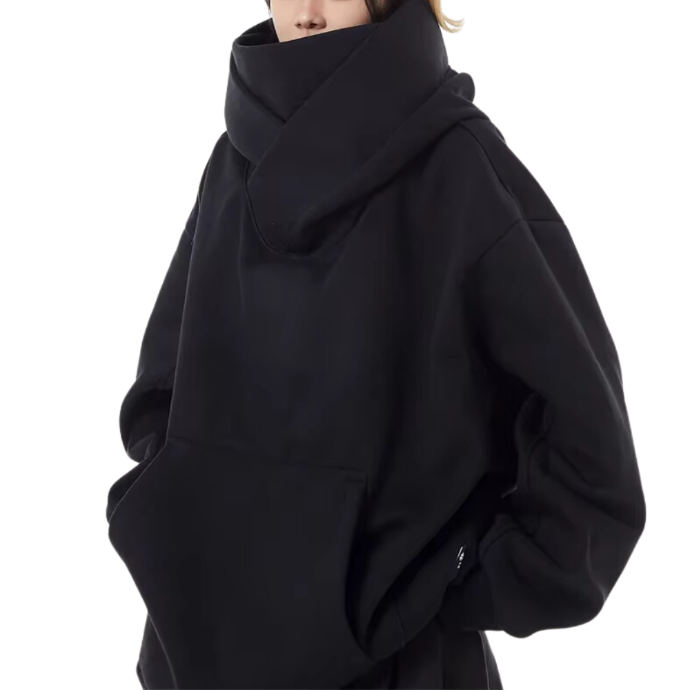 Sweat à Capuche Oversize avec Poche Femme