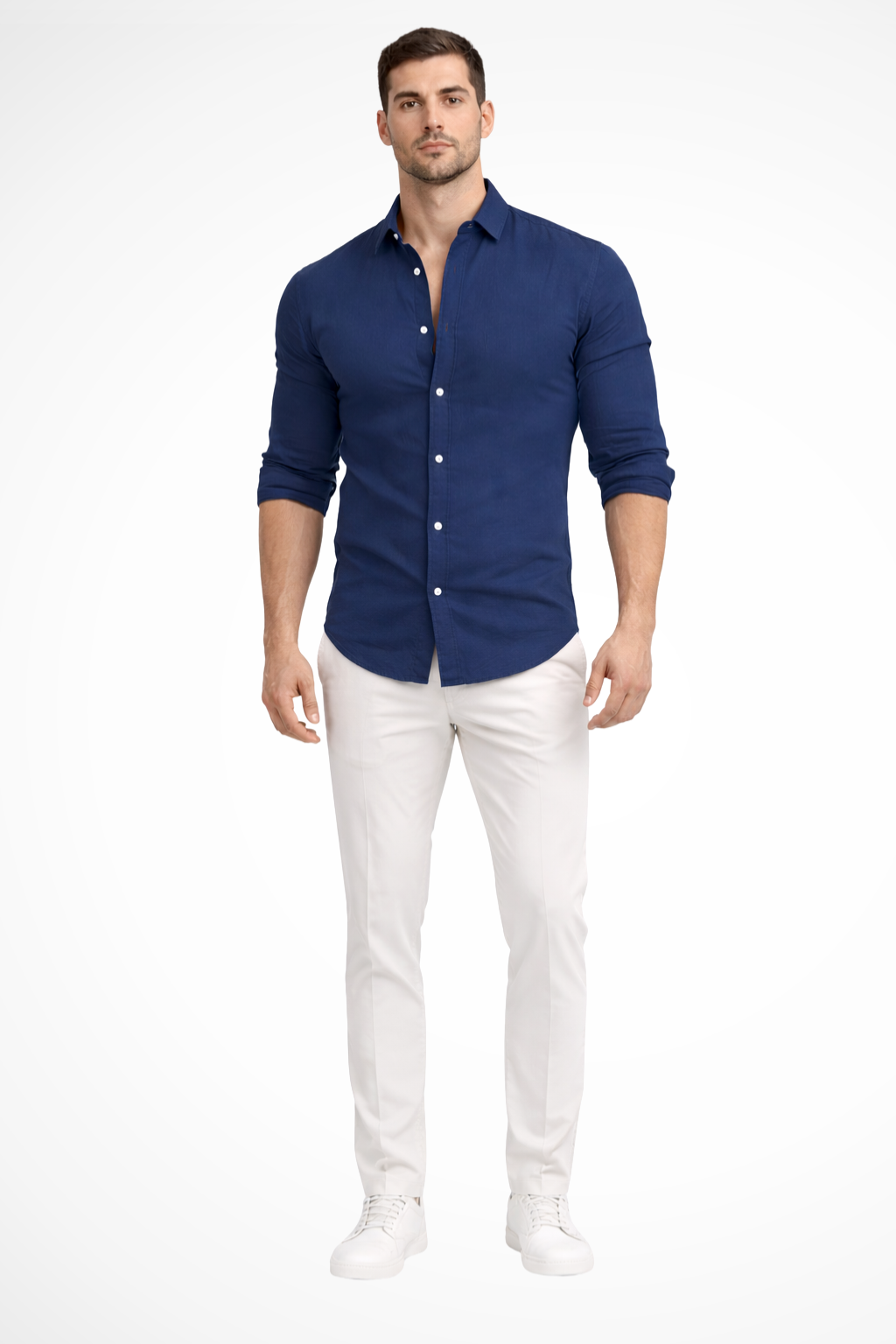 Chemise Ajustée Style Casual Homme