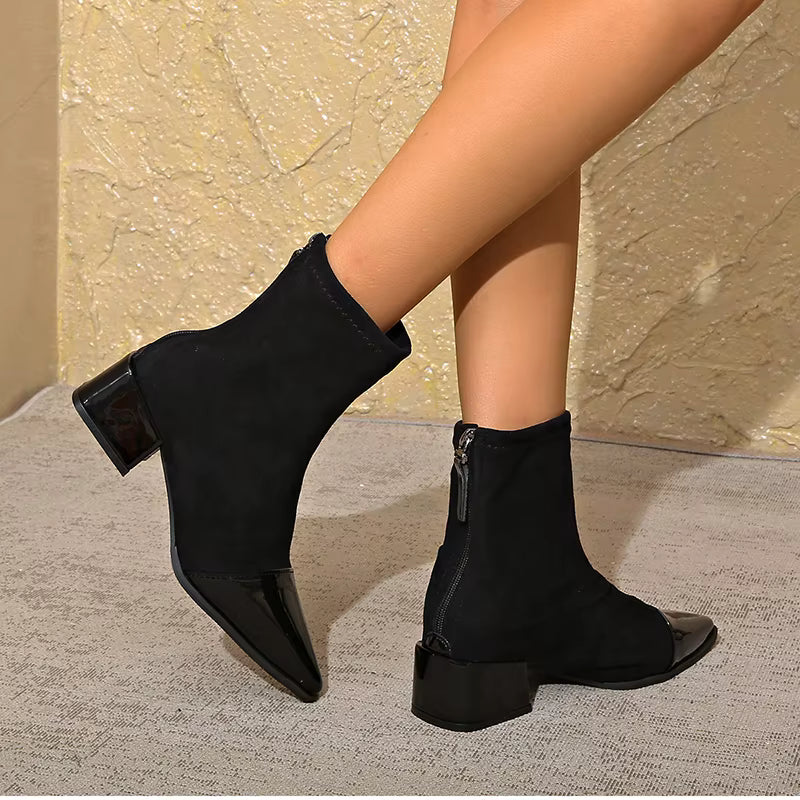Bottines Talon Bloc Femme