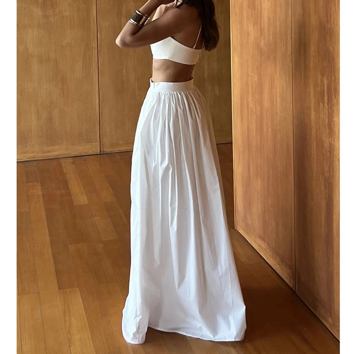 Ensemble Jupe Longue et Top Court Femme