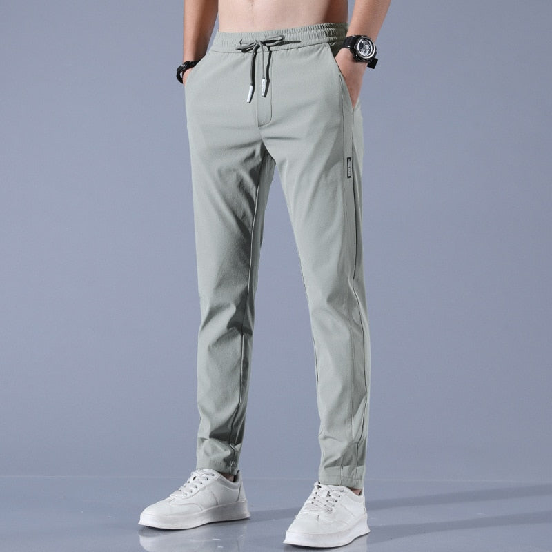 Pantalon Décontracté à Cordon Homme