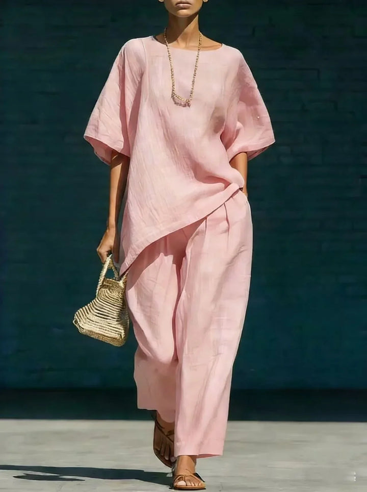 Ensemble Haut Ample et Pantalon Femme