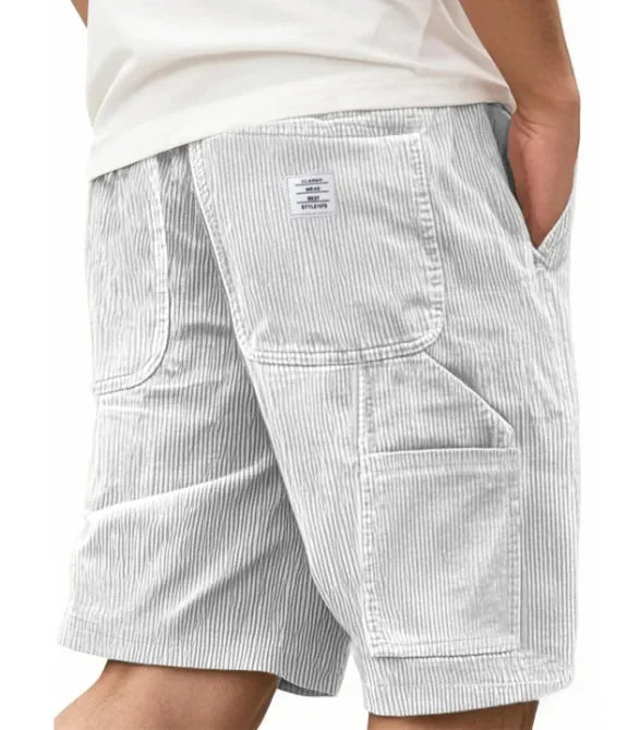 Short Cargo En Velours Côtelé Homme