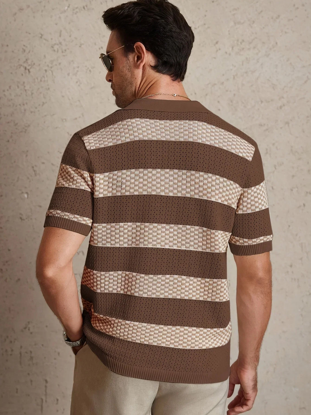 Polo Rayé Homme