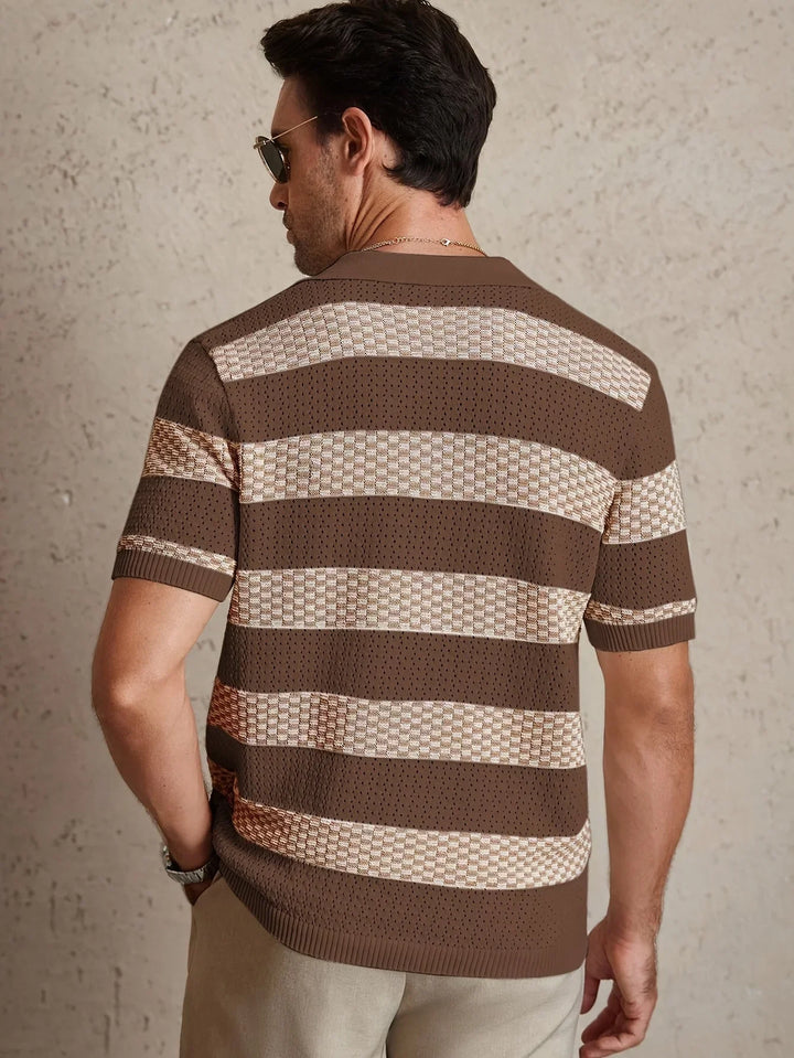 Polo Rayé Homme