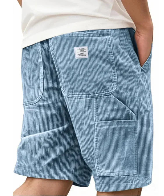 Short Cargo En Velours Côtelé Homme