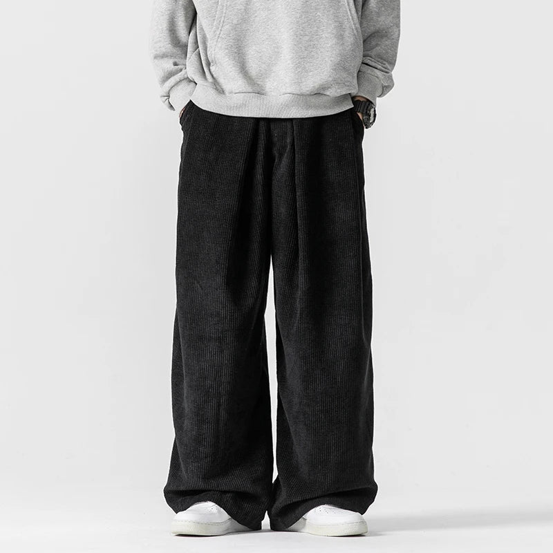 Pantalon Large Velours Homme