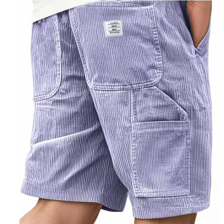 Bermuda Cargo Texturé à Poches Homme