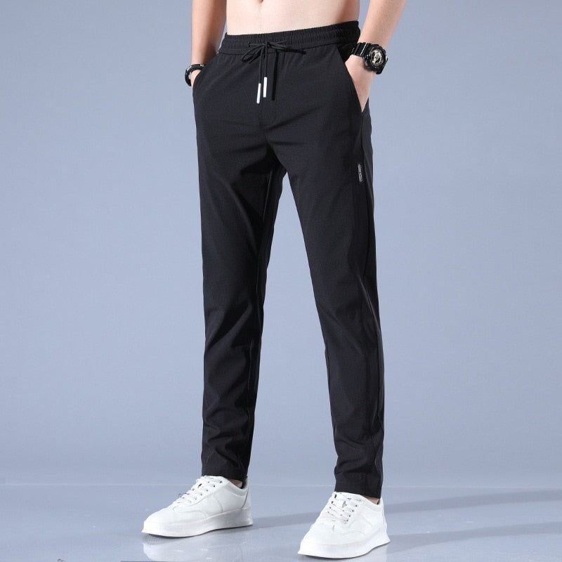 Pantalon Décontracté à Cordon Homme