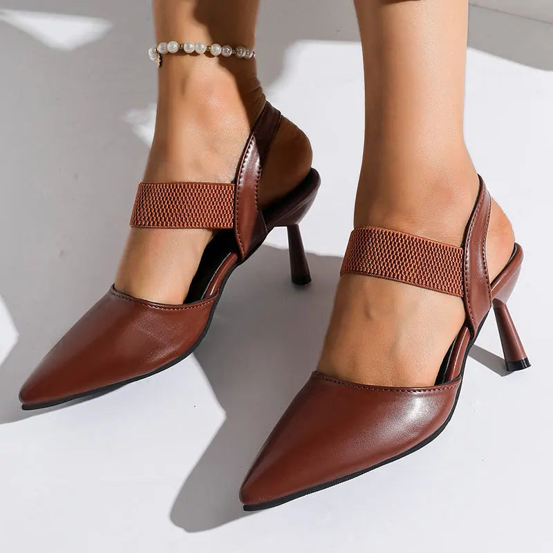 Escarpins Slingback Bout Pointu Femme