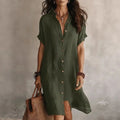 Women's Flowy Shirt Dress