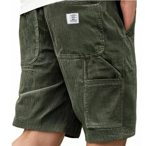 Bermuda Cargo Texturé à Poches Homme