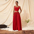 Ensemble Pantalon Large et Top Court Femme