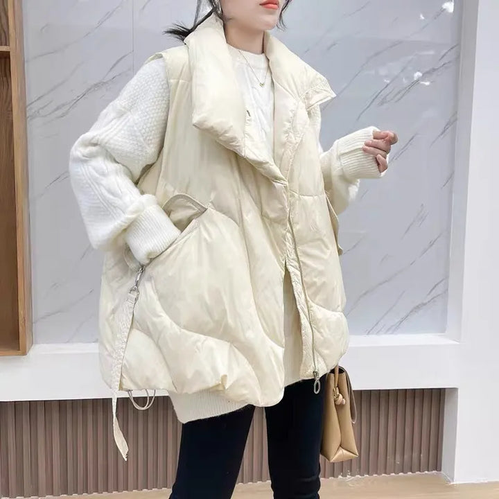 Gilet Matelassé Oversize Femme