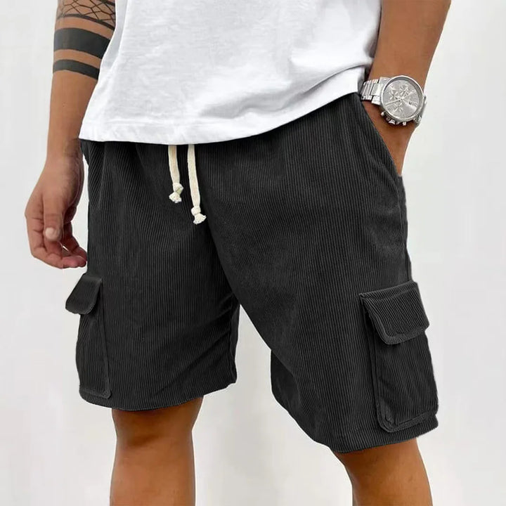 Short Cargo à Taille Élastiquée Homme
