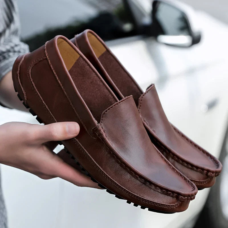 Mocassins Confort À Enfiler Homme