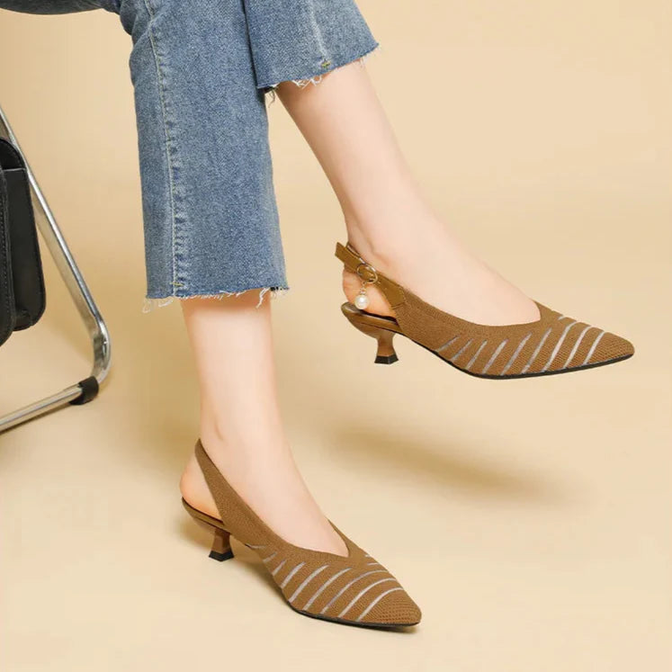 Escarpins Slingback Bout Pointu Femme