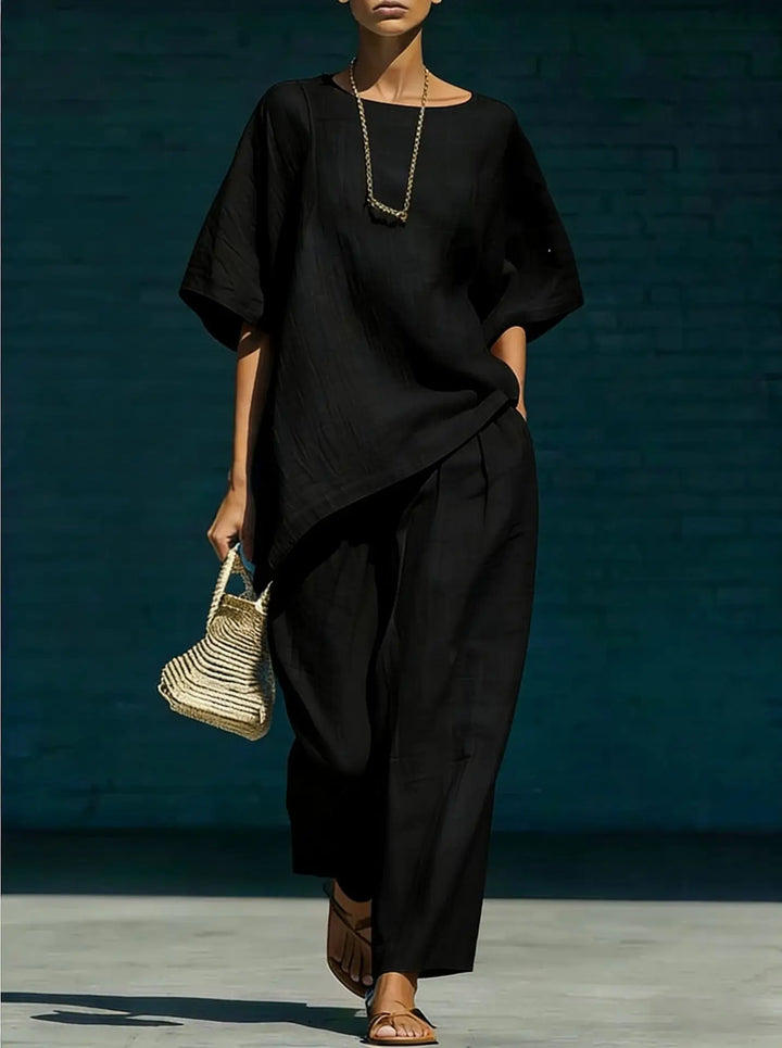 Ensemble Haut Ample et Pantalon Femme