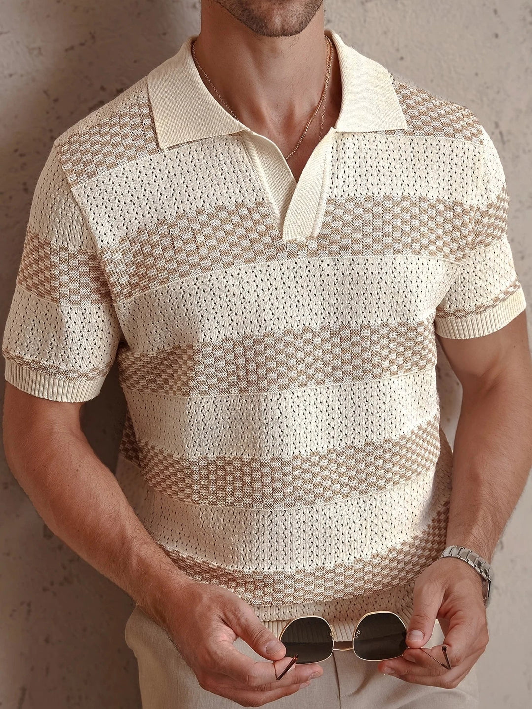 Polo Rayé Homme