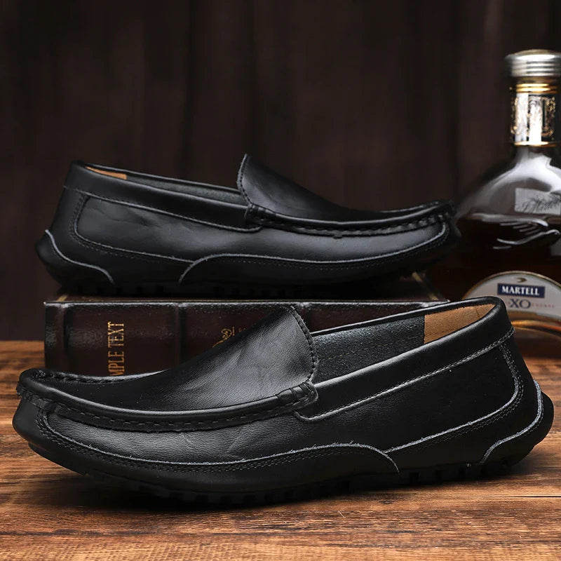 Mocassins Confort À Enfiler Homme