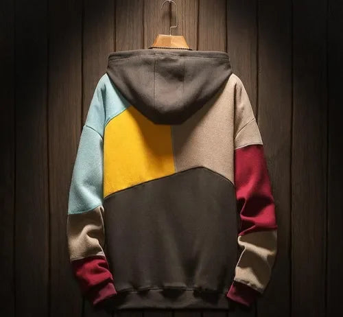 Sweat à Capuche Color Block Homme