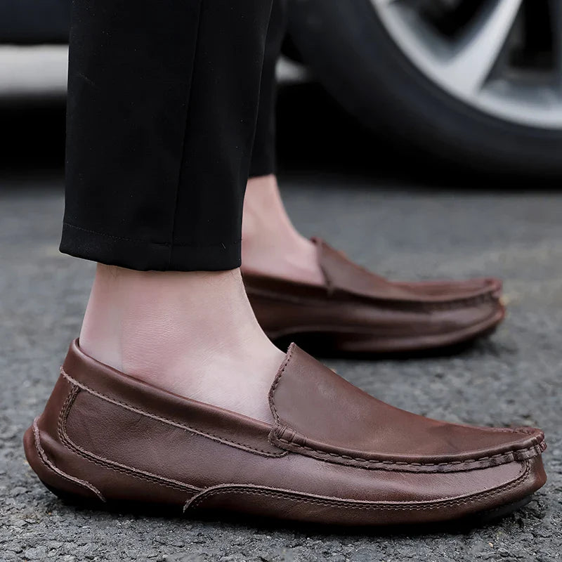 Mocassins Confort À Enfiler Homme