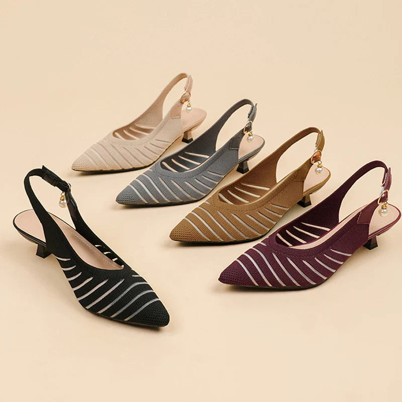 Escarpins Slingback Bout Pointu Femme