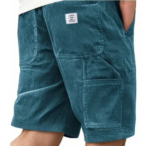 Short Cargo En Velours Côtelé Homme