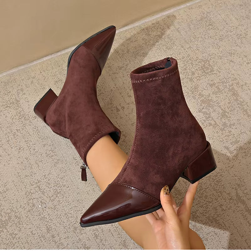 Bottines Talon Bloc Femme
