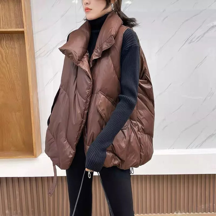 Gilet Matelassé Oversize Femme