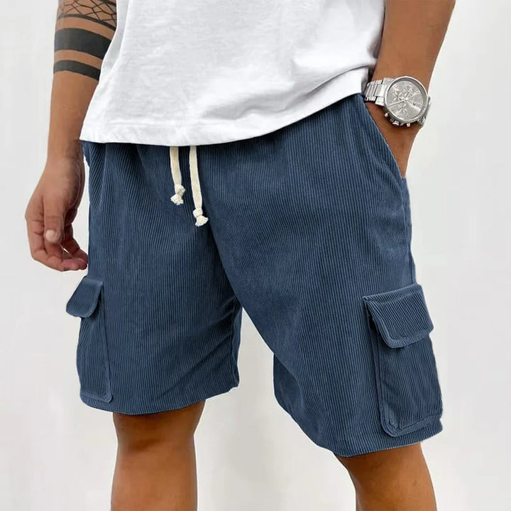 Short Cargo à Taille Élastiquée Homme