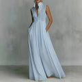 Women's Long High-Neck Dress