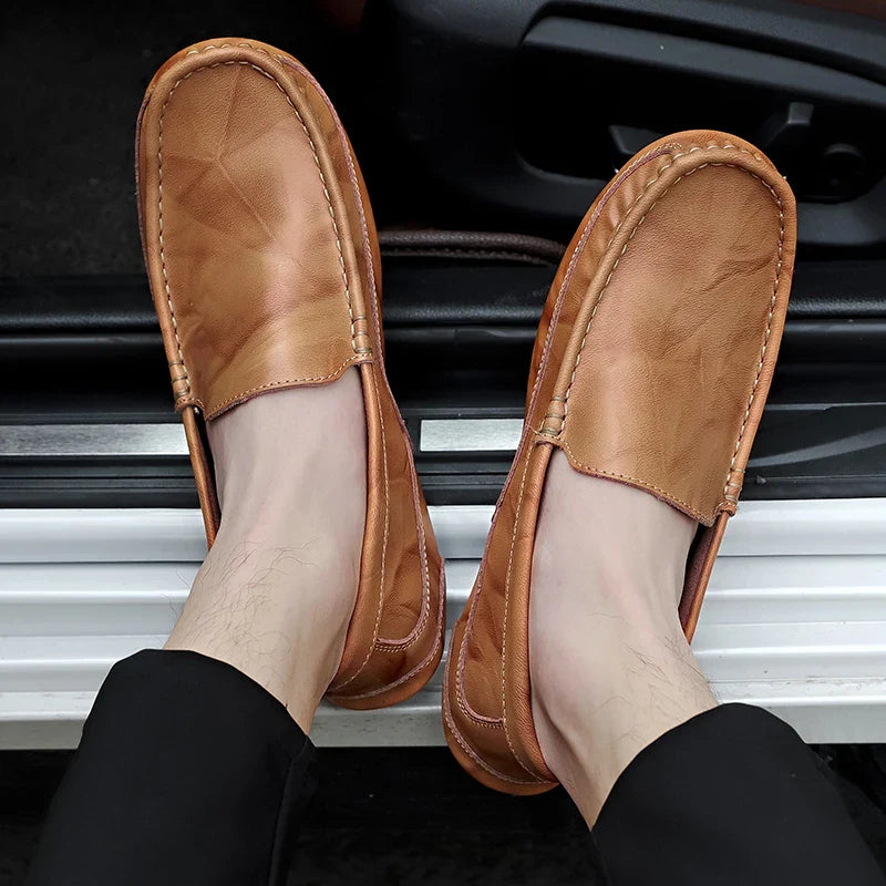 Mocassins Confort À Enfiler Homme