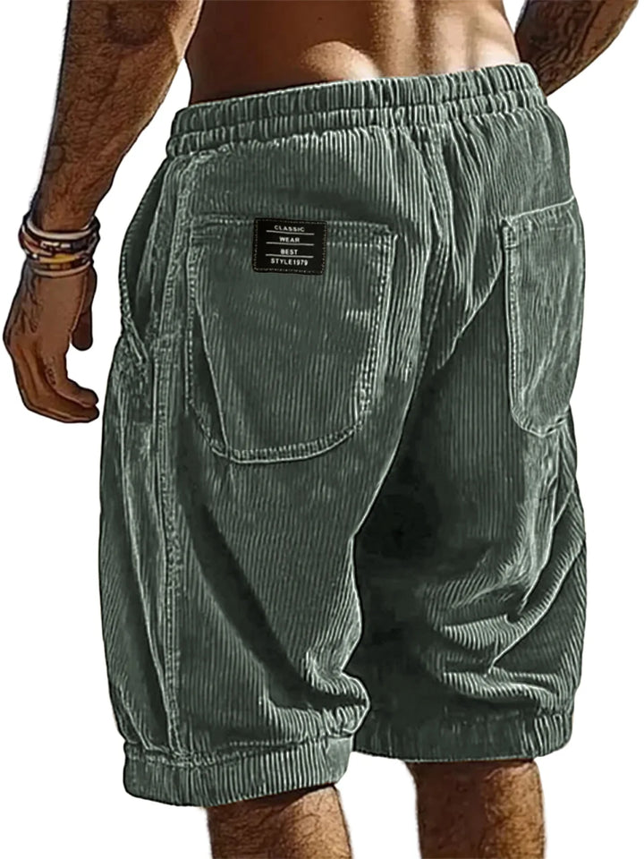Short Décontracté à Taille Élastiquée Homme